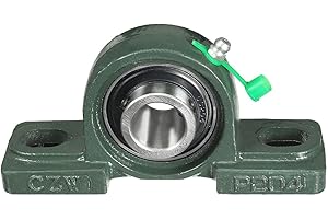 UXCELL sourcing map Palier Roulement Bloc d'oreiller à alignement automatique Roulement coulé UCP204 monté de 20 mm