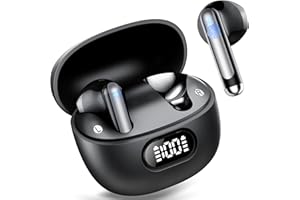 TUKIO Bluetooth Kopfhörer, In Ear Kopfhörer Kabellos Bluetooth 5.3 mit 50H Tiefer Bass, Kabellose Kopfhörer Noise Cancelling Earbuds mit 4 ENC Mic, IPX7 Wasserdicht Ohrhörer.