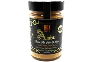 ZAYTI "Pâte à tartiner marocaine authentique : Amlou revisité aux noix de cajou, à l'huile d'argan et au miel d'oranger - 400g"