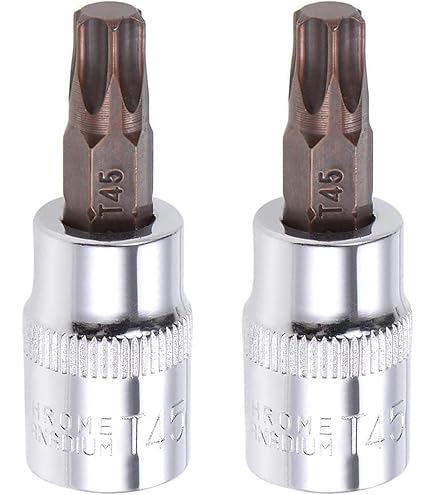 Toolant - Brocas Torx De Impacto De 2 Pulgadas, Paquete De 25 (T15), Brocas De Acero S2 De Vástago Hexagonal De 1/4 Pulgadas, Puntas Mecanizadas CNC, Puntas Magnéticas Con Caja De Almacenamiento