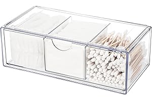 LUZIYUN Kosmetik Organizer,3-Fach Make Up Schubladen Organizer, mit Halter,Schlafzimmer, Bad, Büro, geeignet für die Pflege von Kosmetik, Schreibwaren und tägliche Notwendigkeiten