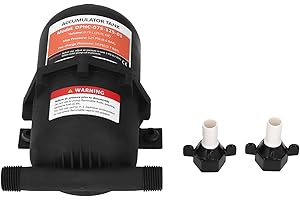 Lwuey Serbatoio di Accumulo Pressurizzato,Serbatoio Accumulatore di Pressione 0,75 litri 125 psi per Accessori per Camper Yacht Marine Roulotte