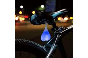MEETOZ Bike Tail Light Balls,LED Heart Shaped Creative Silicone Light,Bike Waterproof Essential Night Bicycle Seat Back Egg Lamp