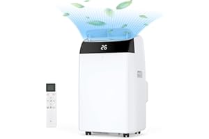 ACEKOOL Condizionatore Portatile 12000BTU, Modalità Sleep, Timer 24H, Unità AC di Raffreddamento Indipendente 4 in 1 con Ventilatore e Deumidificatore, Grandi stanze, RV, Ufficio, Spazio temporaneo