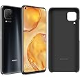 HUAWEI P40 lite 128 GB 6.4 Inch Smartphone Bundle with PU Case, 48 MP Quad AI Cameras, 6 GB RAM, 4200 mAh Large Battery, 40W HUAWEI SuperCharge, SIM-Free Android Mobile Phone, Dual SIM, Black