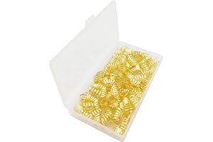 FLOSIUS 50 pezzi di Dreadlock Accessori per Capelli in oro Anelli per capelli in regolabili Trecce Decorative in Ferro Decorazione di Barba e Capelli Intrecciare 100 pezzi mini elastici