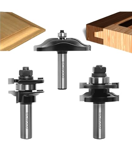 thumbnail image 2 of 1/2 Inch Shank Raised Panel Router Bit - Cabinet Door Making Tool For Woodworking Projects 2 of 9