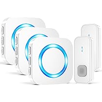 Campanello Senza Fili Blendura - Impermeabile IP44 - Portata 300m - 5 Volumi E 60 Suonerie - Bianco - Foto 4