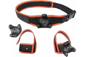 Jadery VR-Tracker-Gurte, 3-in-1, für Vive Ultimate Tracker, Vive Tracker, Tundra Tracker, Ganzkörper-Tracking-Gürtel im VR-Chat, Dance Dash und andere FBT-Apps (neues Modell für 2024)