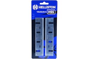 HELLISTON HSS Coltelli/Lama per pialla, 155 mm, per Makita 1805, 1805B, 1805N, 155 x 32 x 3mm (2 pezzi)