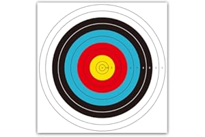 Three Archers 30 cibles de tir à l'arc 40 cm x 40 cm 10 Anneaux