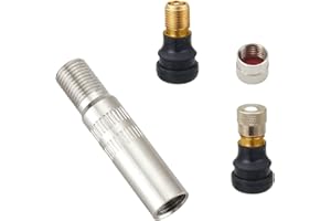 Natcoo Valve d'air de Pneu sous Vide pour Xiaomi Trottinette, pour Ninebot Max G30, avec Adaptateur D'extension de Valve