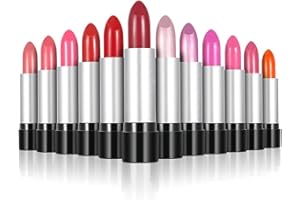 Layhou 12 Farben Wasserdicht Lippenstift Set Wasserdichte Langlebige Lipgloss Glossy Balsam Lip Rouge Lippenstift Kosmetik Make up