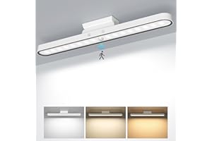 Realky Under Cabinet Kitchen Lights, 6000K Dimmable Wireless Motion Sensor Wall Lights, USB-C 2500mAh Rechargeable Battery Operated LED Lights Indoor for Kitchen, Cupboard, Wardrobe, Stair and Mirror