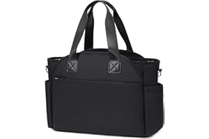 LORADI Wickeltasche, 12 Taschen, isolierte und wasserdichte Taschen, passend für 15,6 Zoll Laptops