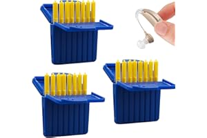 GMHLLES 24 Plastic Hearing Aid Wax Guards Filters Hearing, Hearing Aid Cleaning Kits, Simple and Convenient Replacement, Compatible with Starkey