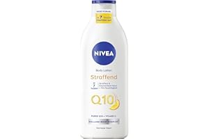 ‎NIVEA NIVEA Body Lotion Q10 Straffend + Vitamin C, Body Milk für straffere Haut & verbesserte Elastizität in 7 Tagen, Körpercreme mit purem Q10 und Vitamin C (400 ml)