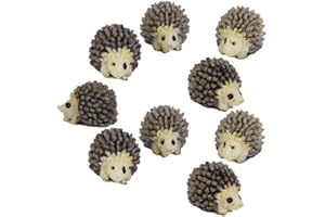 PiniceCore 10pcs Mini Hérisson Hérisson Ornements Miniature Paysage Jardin Ornements Décoration