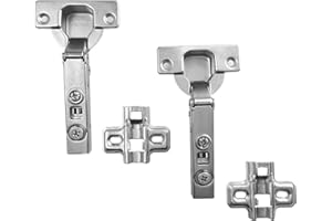 HÄFELE HAFELE 110 Grad Eckanschlag Topfscharnier Standardscharniere mit Schließautomatik Soft Close Automatikscharnier Dämpfung Scharniere Küchenschrank Kleiderschrank Schranktür Möbel 2er Set