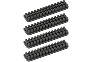 Howarx 4Pcs Bambu lab A1 Heatbed Nozzle Wiper Replacement Parts 3D Printer Heatbed Silicone Cleaning Tool (Only for A1)