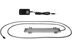 M&M CAGE COMPANY HappyBird Lighting Company - Bird Cage Light with Chew Guard for Parrots - Full Spectrum LED Pet Lamp - Simulates Natural Environment (25 cm Parrot Light)