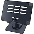Vecolla Metal Tablet Stand for Desk, 360 Rotating Aluminum Alloy Tablet Stand, Foldable iPad Holder, Universal Adjustable Tablet Holder Compatible with 4-15 Inches Tablet iPad Pro Air Mini Galaxy,Grey