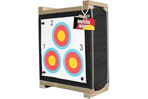 ‎BSW STRONGHOLD Target TECH Rhino Zielscheibe 60x60x30 cm – Schaumscheibe mit Lamellen für Bogenschießen & Armbrust bis 225 lbs – selbststehend, pfeilschonend, robust