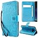 Produktbild KingSang Samsung Galaxy S8 Plus 2017 LederHülle, Premium Kunstleder Holster Tasche Klapphülle mit Weiche Silikon Lederhülle für Samsung Galaxy S8 Plus/S8 Edge/S8+ SM-G955 2017 (6.2") Handyhalter Ledertasche Brieftasche - Blau