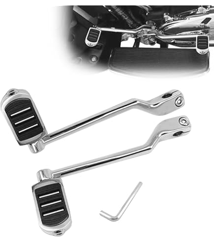 WOWTK Heel Toe Shift Pegs For Harley Softail & Touring Models Front Rear Levers With Pegs L 1035684 - View #7