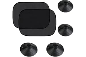 FOGCAYS Car Sun Shade for Baby 2pcs Universal Car Side Window Sunshades Windscreen Car Sun Shades with UV Rays Heat Protection Window Screens for Sun Protection Sunshade Sun Glare Heat Blocking for Baby Kids