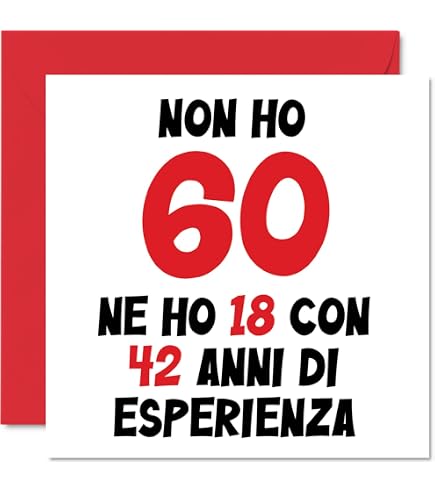 Buon Compleanno per 60 anni con palloncini colorati | Crea cartoline
