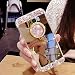 Produktbild Girlyard Silikon Glitzer Hülle für Galaxy S8 Spiegel Gold, Ultra Slim Weiche TPU Bumper Luxus Bling Diamant Schutzhülle pour Samsung S8 Crystal Clear Backcover mit 360 Grad Strass Ring Ständer pour Samsung Galaxy S8