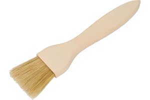 Wooden World – Köksborste i trä med naturliga borst, miljövänlig bak- och kallmatpensel, plastfri - 5 cm bred