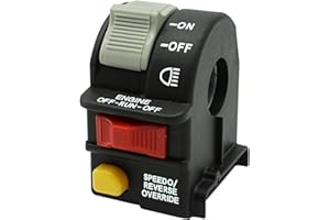 Mabutingti Interruttore manubrio sinistro adatto per Polaris Scrambler 500 10 – 12 Trail Boss 330 10 – 13 Sportsman 300 400 Trail Blazer 250 330 faro interruttore luce interruttore pulsante