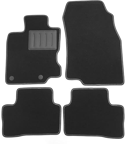J&J AUTOMOTIVE Tappeti In Velluto Per Chevrolet Captiva 2006-2018 - Set 4 Pezzi, Antiscivolo, Su Misura - 2