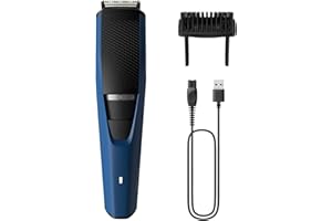 Philips Skin Friendly Beard Trimmer| 10 length settings| 15mins quick charge| Self Sharpening Blades | Cordless & Rechargeabl