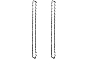 Nagoyuki 2 Piezas 20 Pulgadas Motosierra 76 Eslabones Impulsores Reemplazo Cadena de Rasgado Hoja Paso 0,325 Pulgadas 0,058 Calibre para Cortar