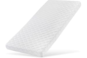 Kids Collective Matelas bébé 70 x 140 cm avec Drap-Housse et Housse Lavable | Matelas pour lit d'enfant | Matelas en Mousse Froide de qualité supérieure 140 x 70 cm