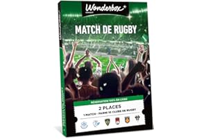 TICK&BOX Ticketbox - 100% Rugby – Match en Duo - Coffret Cadeau - Idée Cadeau Divertissement