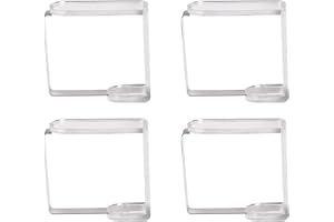 Venilia Clips plastique + inox, Porte-nappe, fixation pour nappe, poids de nappe, support de nappe, 4 part, 54200
