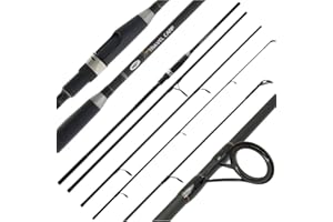 GNT NGT Dynamic Travel Carp Carbon Rod (4 Piece) - Green, 11 ft/2.75 lb