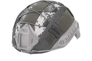 HUENCO Copertura per casco tattico a rete per casco Ops-Core Fast PJ (casco non incluso)