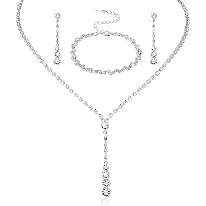 Popolare Set Di Gioielli In Argento Sterling 925 Con Cristalli - Foto 9