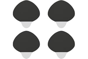 TRAINER ARMOUR Zehenloch Schutz (BIG TOE HOLE PREVENTER) Selbstklebende Flicken/Patches zum Reparieren und Vorbeugen von Löchern am großen Zeh. Für Sneaker und Mesh-Schuhe. [Schwarz, 4 Stk. (L+R) SPARPACK]