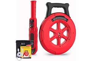 NOYAFA Pipe Blockage Detector, Water Pipe Locator Underground Diagnostic-Tool Wall Scanner Pipeline Blocking Clogging Scanner Plumbers Instrument For Metal PVC Water Pipes (40M)