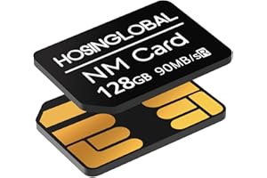 YAOMAISI Scheda NM 128GB 90MB/S Scheda di memoria Nano Solo scheda Nano Adatto per Huawei P30/P40/P50/P60 Series/Mate20/Mate30/Mate40/Mate50/Mate60 Series/MateX Series Nano Scheda da 128GB