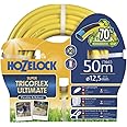HOZELOCK - Ultimate Hose 12.5mm x 50m, Up To 70% Recycled PVC, Ultra-Light and Flexible, Re-Enforced PVC Layering, Anti-Twist and Anti-Crush Technology [7850P0000], Yellow
