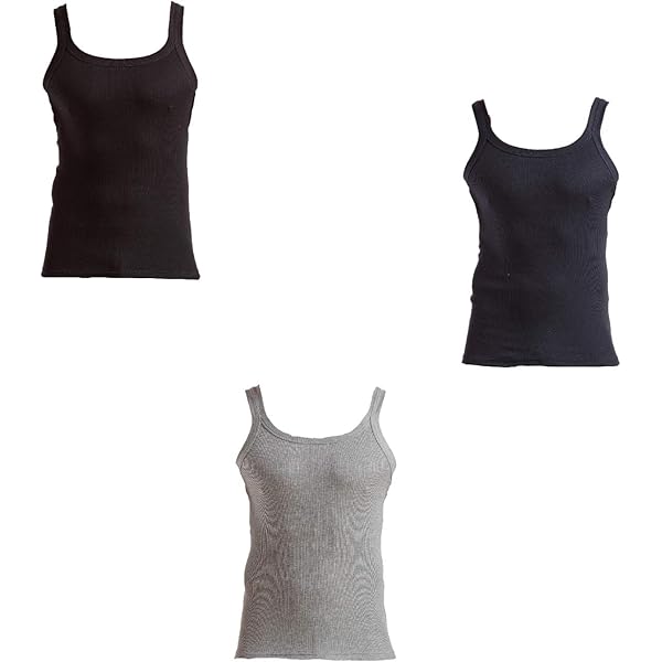 Canottiera Uomo Nottingham In Cotone 100% - Confezione Da 2, Costina E Spalle Strette, Tricot Naturale - Foto 2