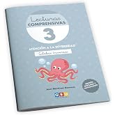 LECTURAS COMPRENSIVAS 3 - Cuaderno de Lecturas Comprensivas GEU | Libro aprender a Leer | Pauta Cuadr&iacute;cula - S&iacute;labas Inversas