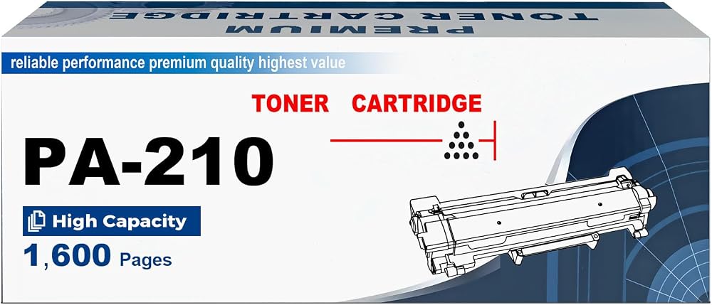 LAIPENG PA-210 Uyumlu Toner Kartuşu Siyah Pantum PA-210E PA210 Toner Kartuşu P2502W P2500W M6500W M6500NW M6508NW M6550NW M6558NW M6800FDW M6808FDW Lazer Yazıcı 1.600 Sayfa